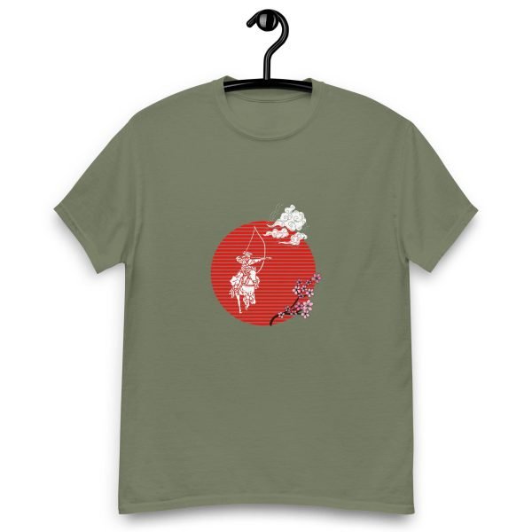 Unisex classic tee for lovers of archery and Japanese culture