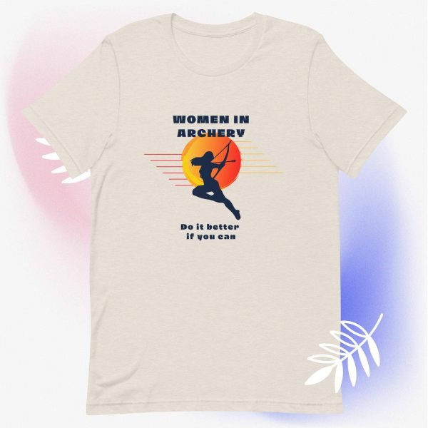 Women in archery TIFAM design t-shirt