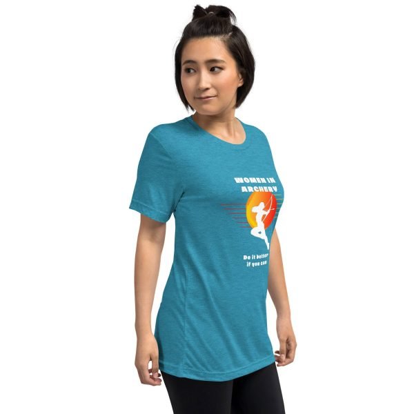 Women in archery - short sleeve t-shirt (original TIFAM design)