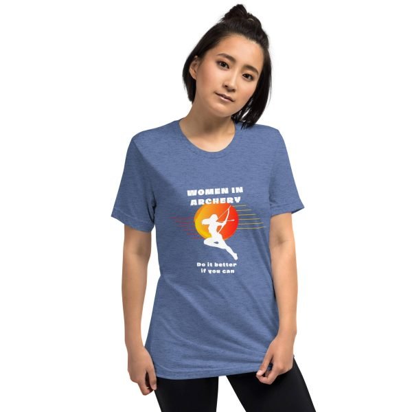 Women in archery - short sleeve t-shirt (original TIFAM design)