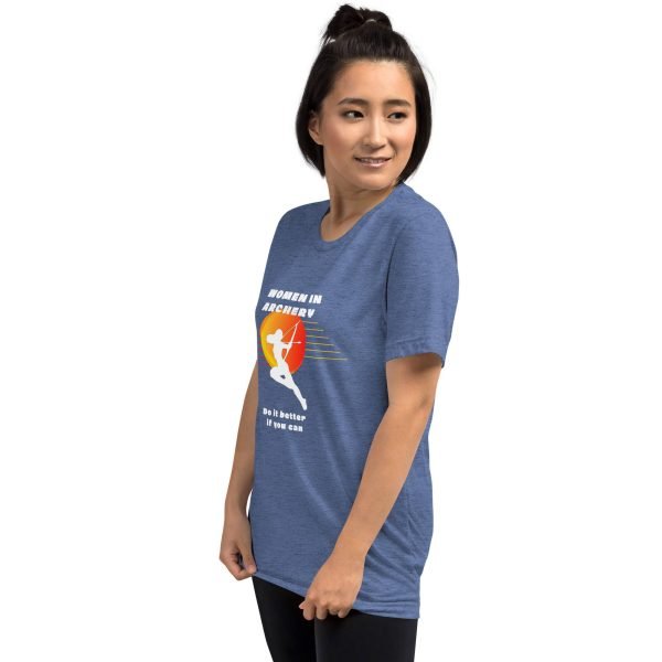 Women in archery - short sleeve t-shirt (original TIFAM design)