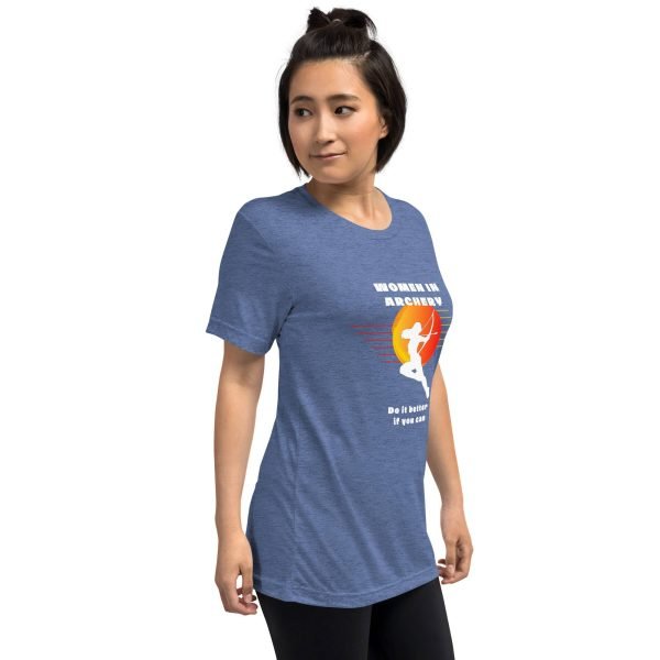Women in archery - short sleeve t-shirt (original TIFAM design)