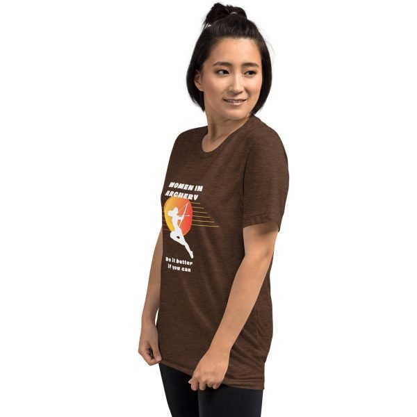 Women in archery - short sleeve t-shirt (original TIFAM design)