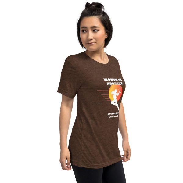 Women in archery - short sleeve t-shirt (original TIFAM design)