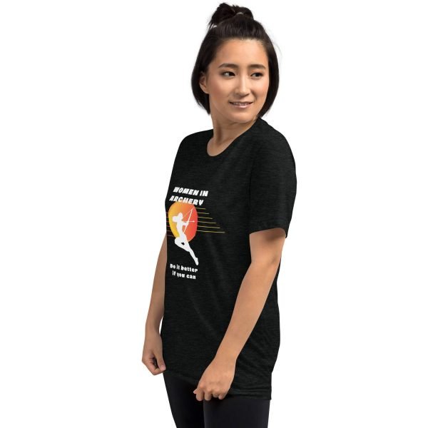 Women in archery - short sleeve t-shirt (original TIFAM design)