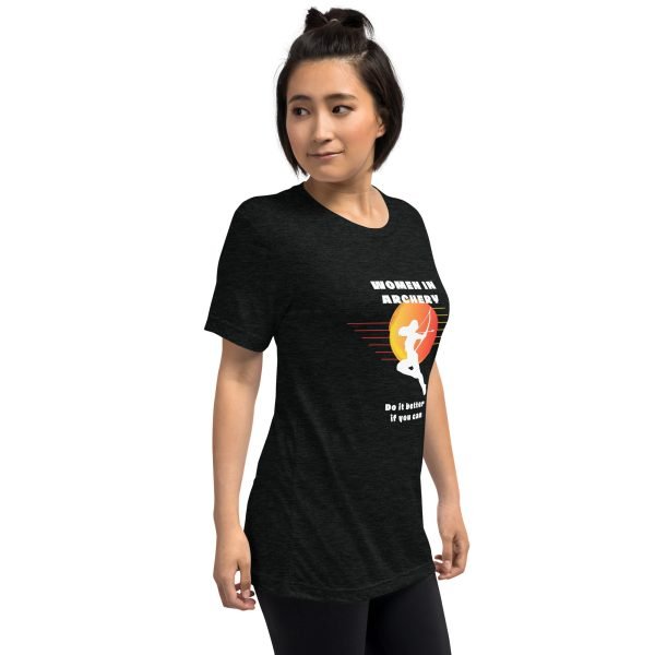 Women in archery - short sleeve t-shirt (original TIFAM design)