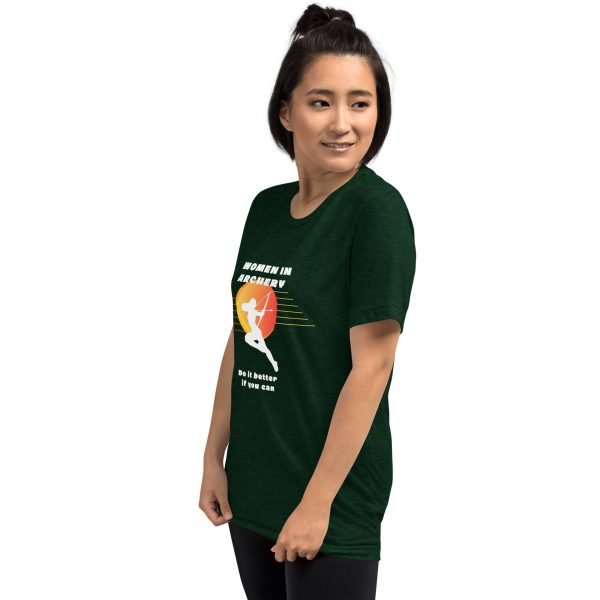Women in archery - short sleeve t-shirt (original TIFAM design)