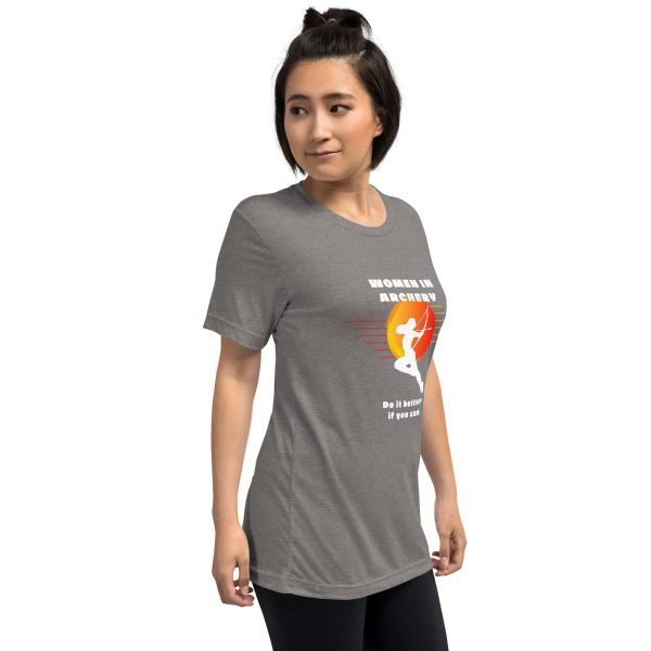 Women in archery - short sleeve t-shirt (original TIFAM design)