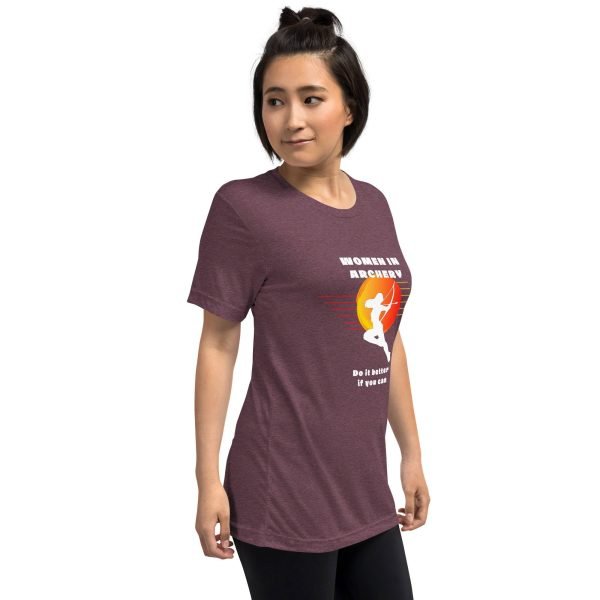 Women in archery - short sleeve t-shirt (original TIFAM design)