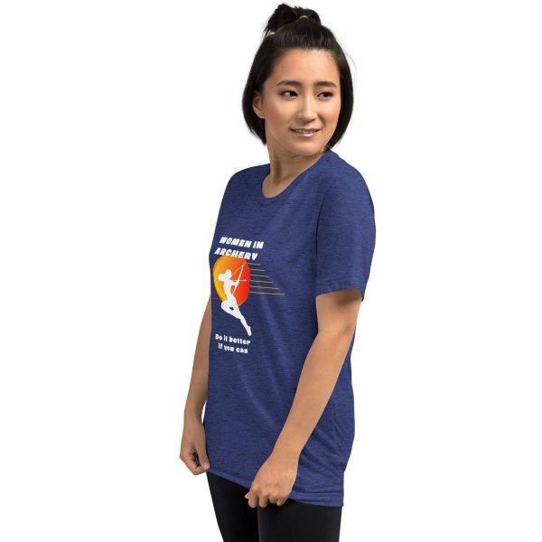Women in archery - short sleeve t-shirt (original TIFAM design)