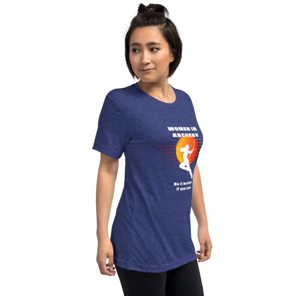 Women in archery - short sleeve t-shirt (original TIFAM design)