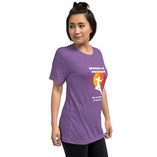 Women in archery - short sleeve t-shirt (original TIFAM design)
