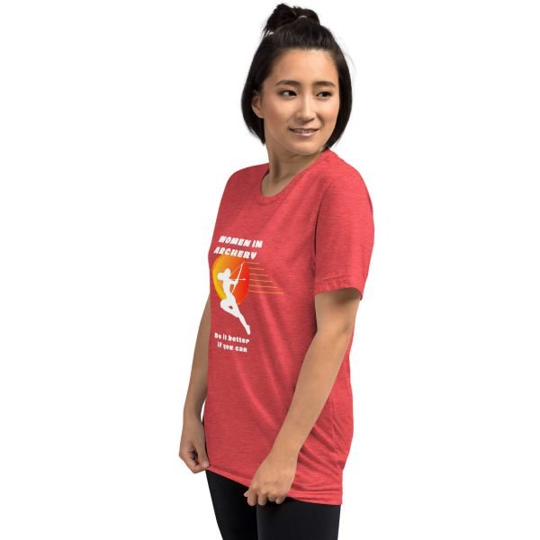 Women in archery - short sleeve t-shirt (original TIFAM design)