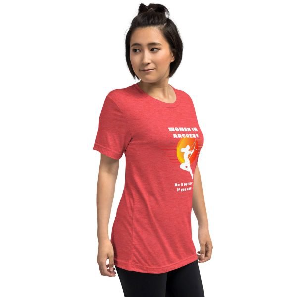 Women in archery - short sleeve t-shirt (original TIFAM design)