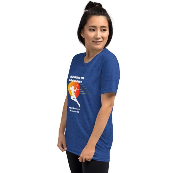 Women in archery - short sleeve t-shirt (original TIFAM design)