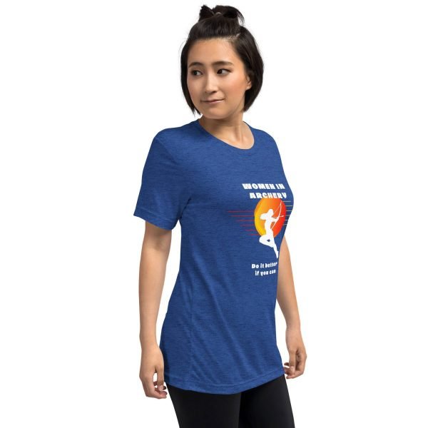 Women in archery - short sleeve t-shirt (original TIFAM design)